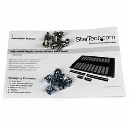 image-Fixed Tray for Rack Cabinet Startech ADJSHELF