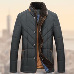 image-Middle-aged And Elderly Padded Jacket Father Winter Clothes