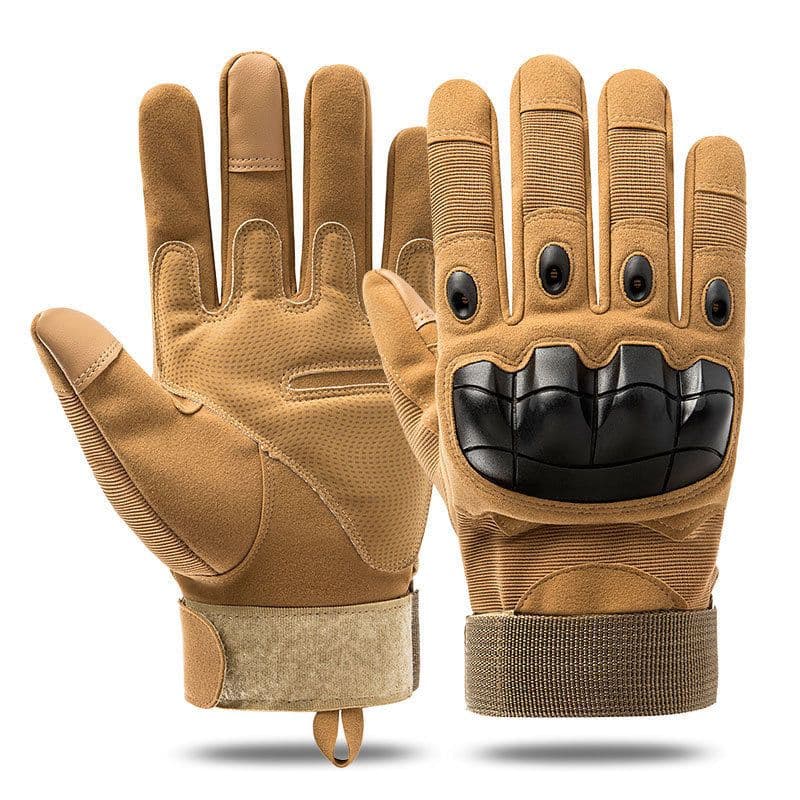 image-Men's Tactical Gloves Z908-2 Outdoor Black Hawk Full Finger Protective Sports Training Outdoor Military Fan Riding Gloves Men
