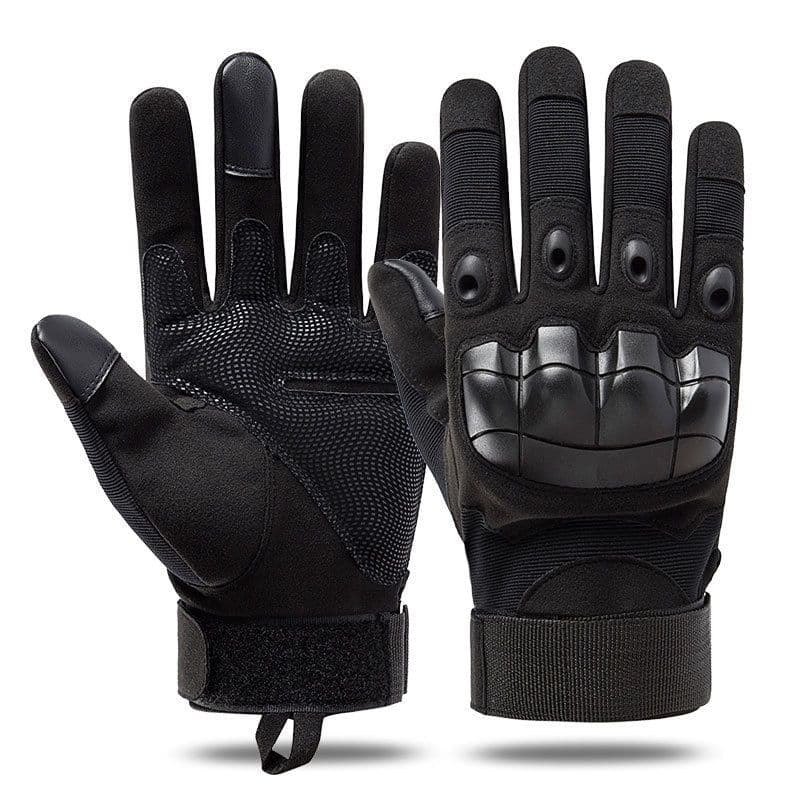 image-Men's Tactical Gloves Z908-2 Outdoor Black Hawk Full Finger Protective Sports Training Outdoor Military Fan Riding Gloves Men