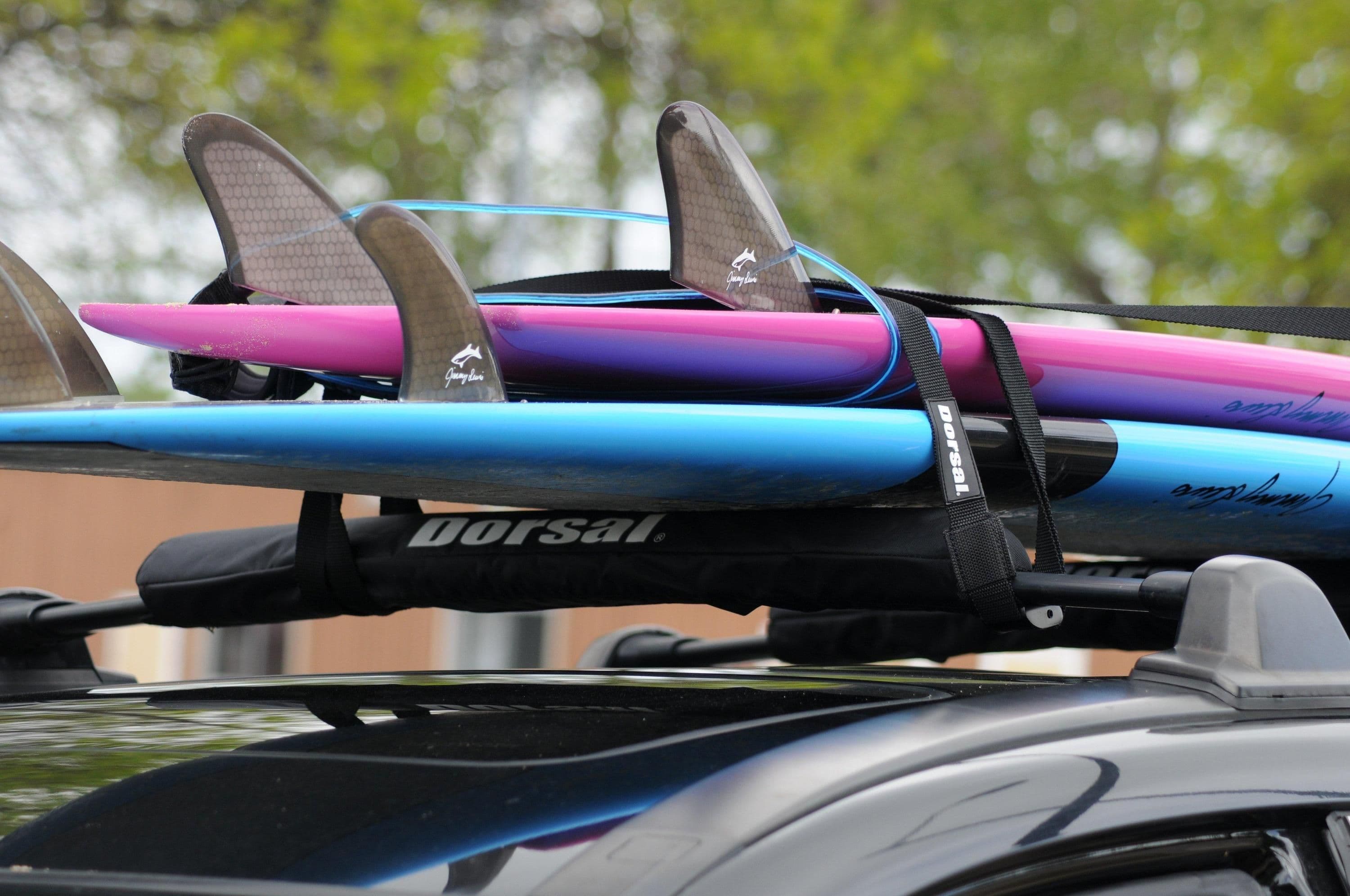 image-DORSAL Aero Rack Pads 34" Car Crossbar Roof Surfboard Kayak SUP