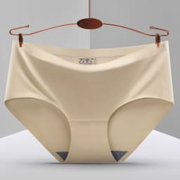 image-Women's High-Waist Nylon Briefs - Light Purple XXL