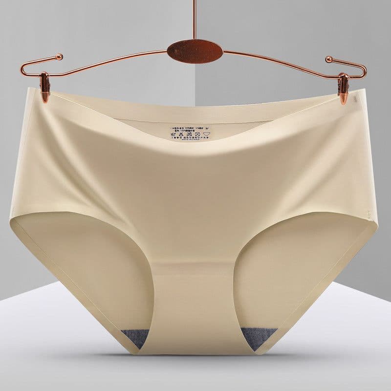 image-Women's High-Waist Nylon Briefs - Light Purple XXL