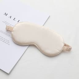 image-New double-sided imitation silk sleep eye mask shading elastic strap travel eye mask summer breathable beauty eye mask