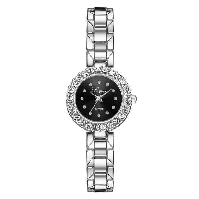 image-Watches-Set Bangle Clock Bracelet Wrist-Watch Quartz Women Fashion Ladies Brand Luxury
