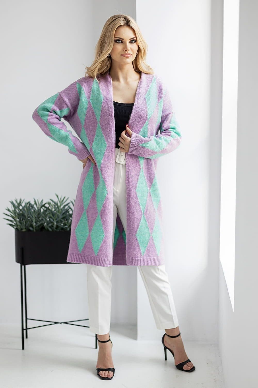 image-Cardigan PeeKaBoo