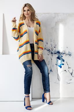 image-Cardigan PeeKaBoo