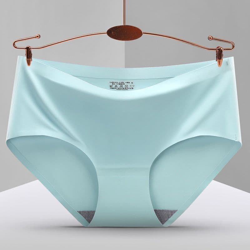 image-Women's High-Waist Nylon Briefs - Light Purple XXL