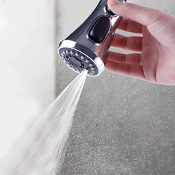 image-Pull-out Kitchen Faucet Shower - Modern Minimalist
