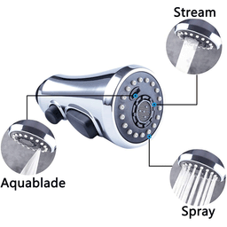 image-Pull-out Kitchen Faucet Shower - Modern Minimalist