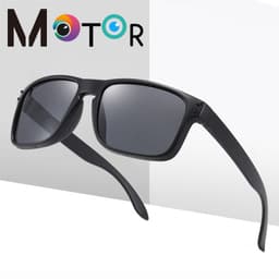 image-MOTOR Polarized Sunglasses - Gray Red UV400