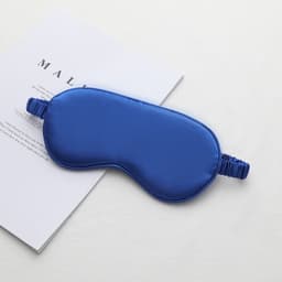 image-New double-sided imitation silk sleep eye mask shading elastic strap travel eye mask summer breathable beauty eye mask