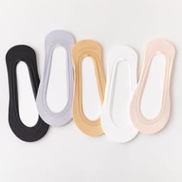 image-Women's Cotton Boat Socks - Invisible Low Cut
