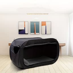 image-Foldable Tent Bed High Privacy Indoor Outdoor Shelter