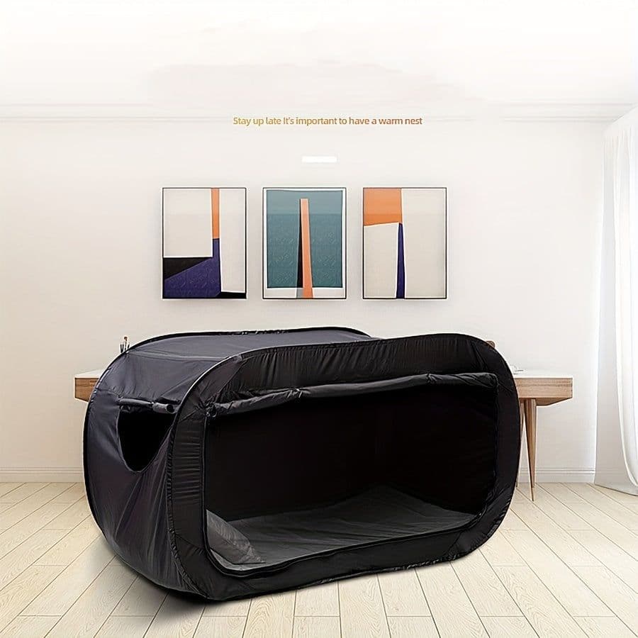image-Foldable Tent Bed High Privacy Indoor Outdoor Shelter