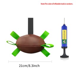 image-Interactive Dog Football Toy Soccer Ball Inflated Training Toy For Dogs Outdoor Border Collie Balls For Large Dogs Pet Supplies