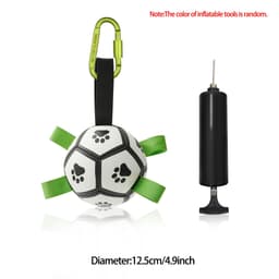 image-Interactive Dog Football Toy Soccer Ball Inflated Training Toy For Dogs Outdoor Border Collie Balls For Large Dogs Pet Supplies