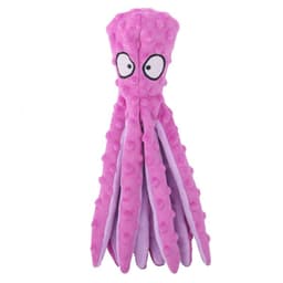 image-Octopus Plush Toy - Puzzle Bite Resistant Pet Dog Toy for Cats and Dogs