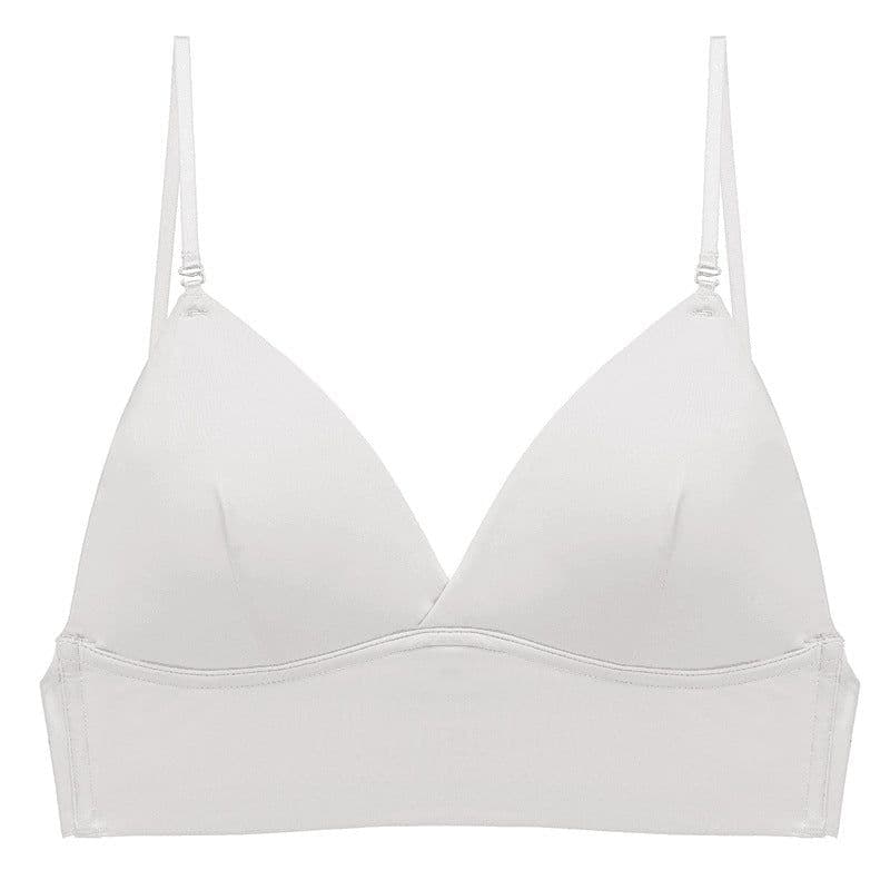 image-Three ways to wear sexy glossy large halter dress halter neck strapless bra with beautiful back French no steel ring bra on behalf of