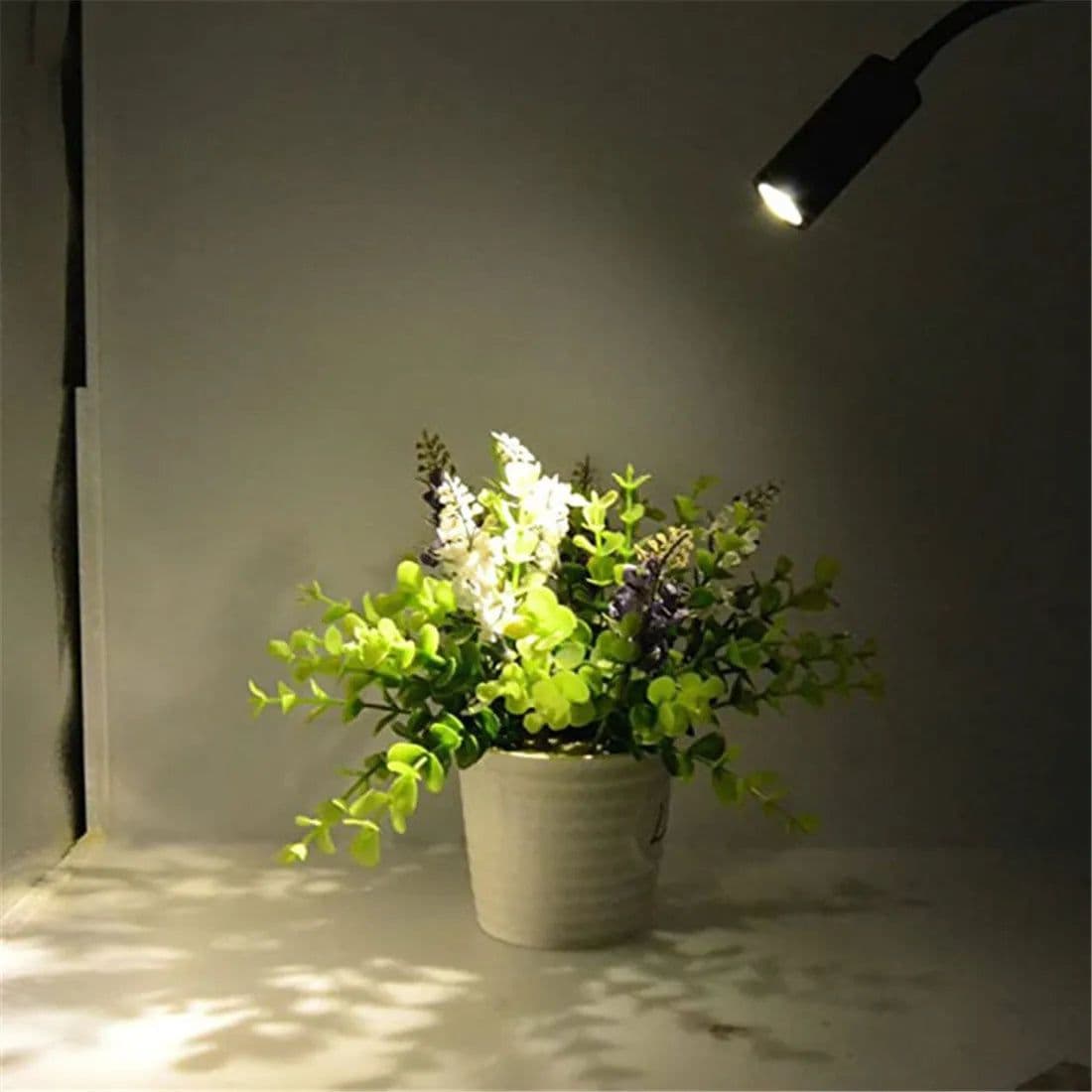 image-Plug Wired Flexible 3 Watts 3W Gooseneck Led Wall Light Sconce Lamp Lighting for Bedroom Reading Bathroom with Plug, black white