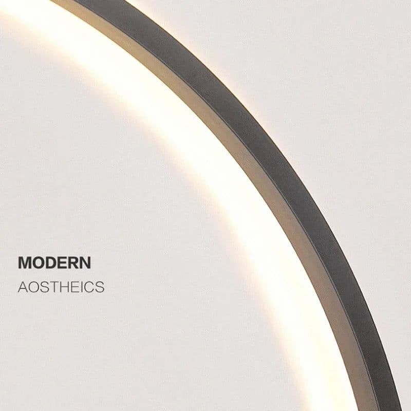 image-Modern Decor LED Wall Lamp For Bedroom Living Room Home Nordic Design Round Ring Indoor USB Wall Sconce Lighting Fixture