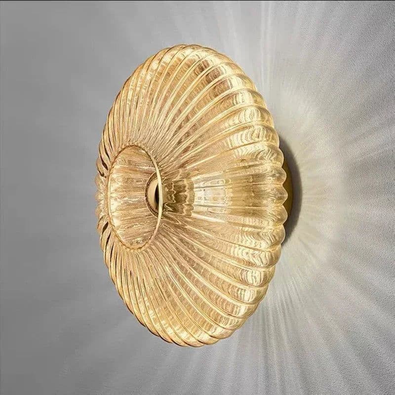 image-Modern LED Wall Lamps Glass Ripple Lights Corridor Aisle Staircase Dining Backdrop Simple Indoor Home Decoration Lustre Fixtures