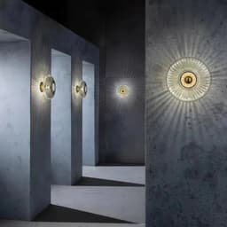 image-Modern LED Wall Lamps Glass Ripple Lights Corridor Aisle Staircase Dining Backdrop Simple Indoor Home Decoration Lustre Fixtures