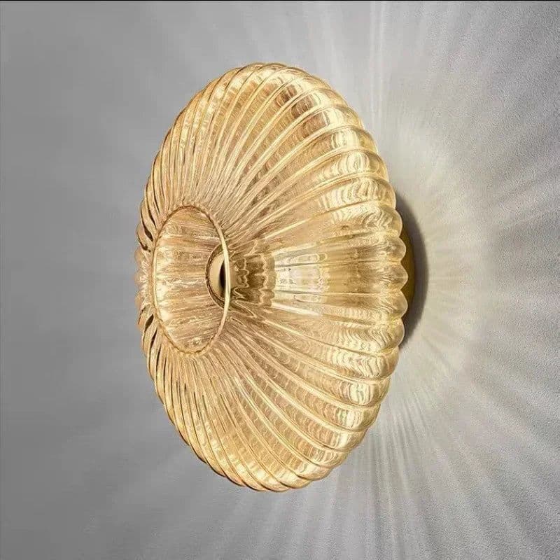 image-Modern LED Wall Lamps Glass Ripple Lights Corridor Aisle Staircase Dining Backdrop Simple Indoor Home Decoration Lustre Fixtures