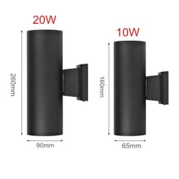 image-Outdoor Wall Light Waterproof 18W 12W 6W Waterproof Up Down Exterior IP65 Sconce Lighting Outdoor 65mm 90mm Home Wall Decor