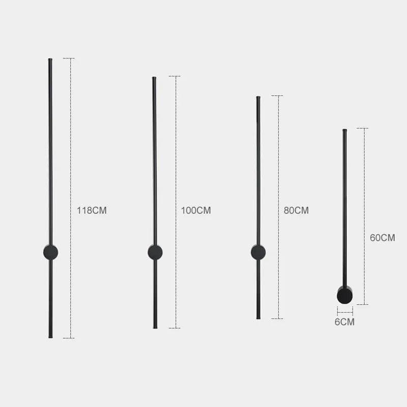 image-Modern LED Longer Wall Lamp Living Room Bedroom Bedside Home Decor Bathroom Lamp Stair Minimalist Design Light Fixture Luminaria