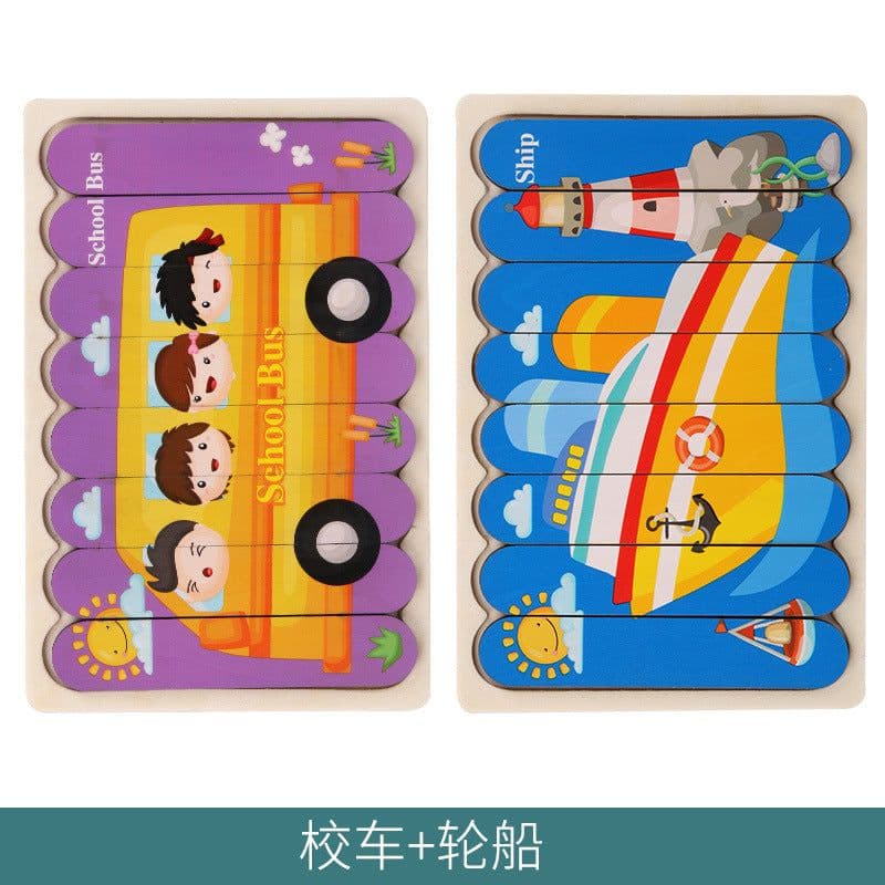 image-Mubei Wooden Puzzle - Mermaid Seahorse 18cm