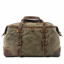 image-High Quality Large Canvas Outdoor Fitness Duffel Bag