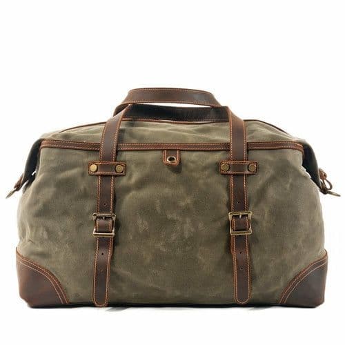image-High Quality Large Canvas Outdoor Fitness Duffel Bag