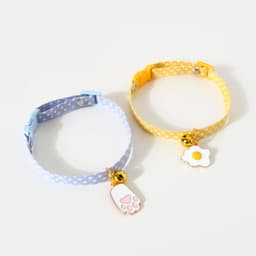 image-Dayuanzi Pet Collar - Denim Pink Cat Claw S