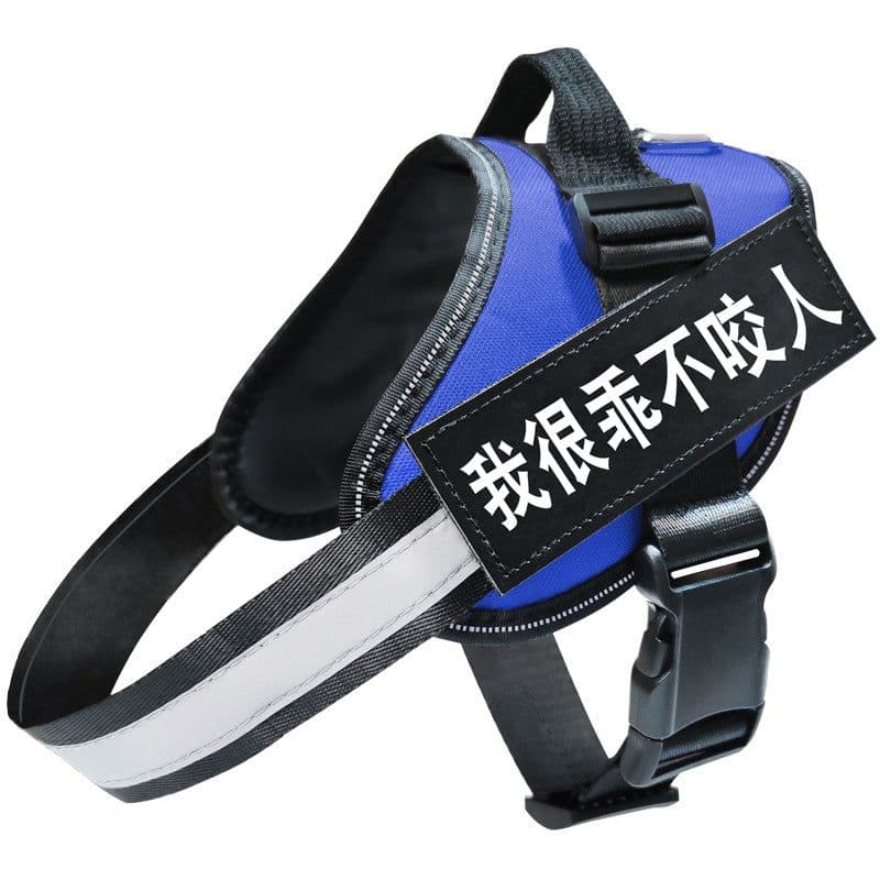 image-Pet dog traction rope adjustment vest-style chest harness k9 pet supplies retractable dog chain dog rope braided rope