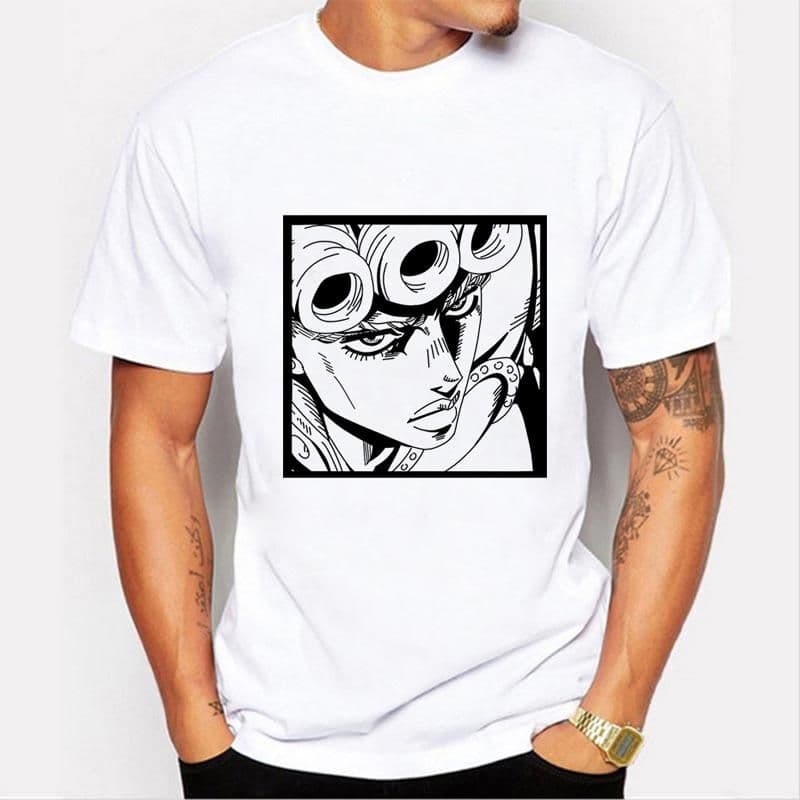 image-Harajuku Tees Men's t shirt JOJO no kimyou Na Bouken series printed