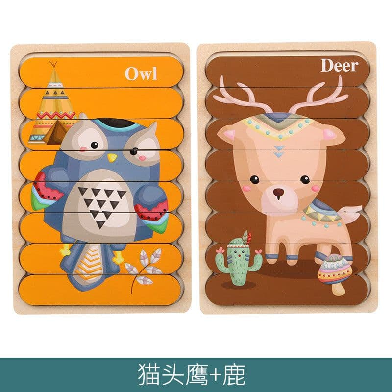image-Mubei Wooden Puzzle - Mermaid Seahorse 18cm