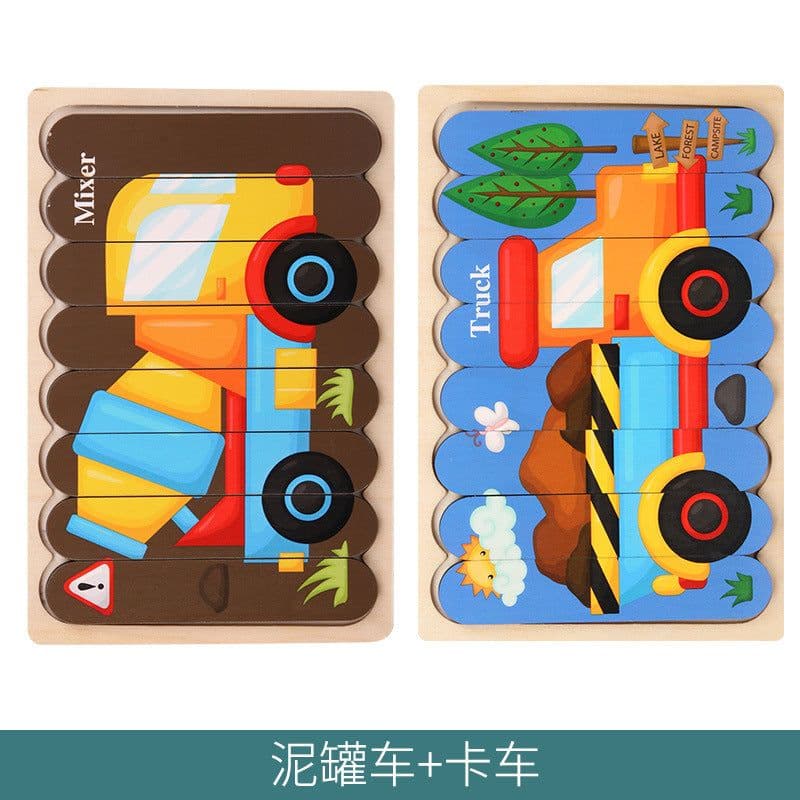 image-Mubei Wooden Puzzle - Mermaid Seahorse 18cm