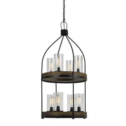 image-60W X 8 Chardon Metal/Wood Fixture(Edison Bulbs Not Included)