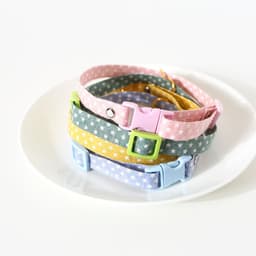 image-Dayuanzi Pet Collar - Denim Pink Cat Claw S
