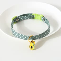 image-Dayuanzi Pet Collar - Denim Pink Cat Claw S