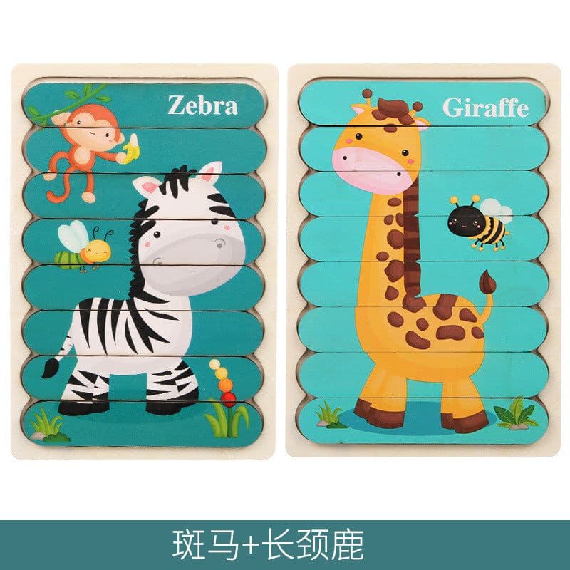 image-Mubei Wooden Puzzle - Mermaid Seahorse 18cm