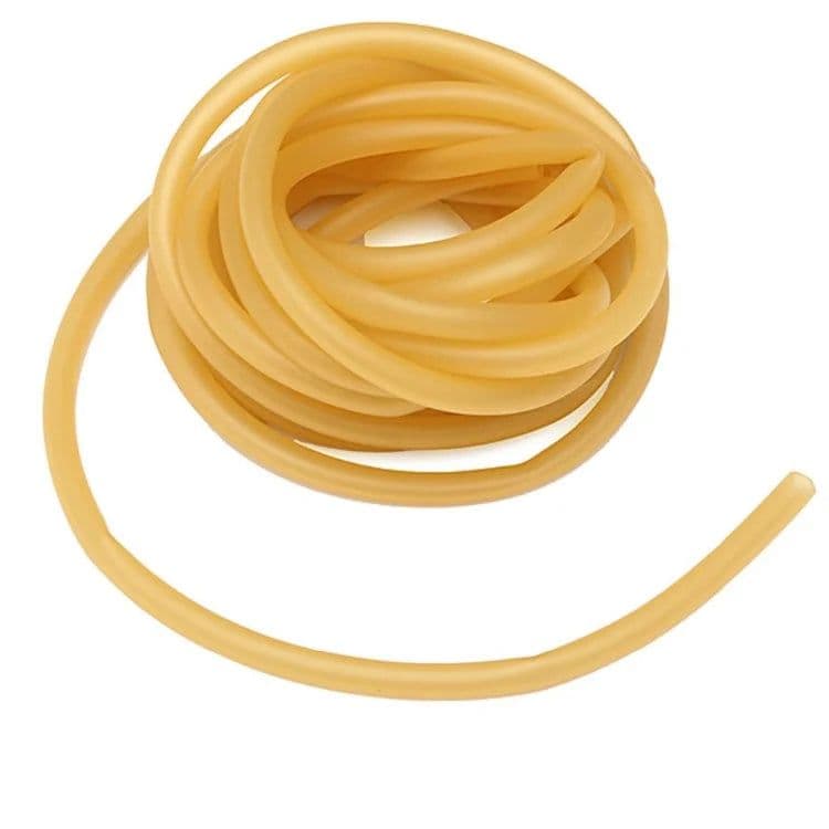 image-Nature Latex Rubber Hoses 2 3 4 5 6 7 9 10 12 14 17 mm ID x OD High Resilient Elastic Surgical Medical Tube Slingshot Catapult