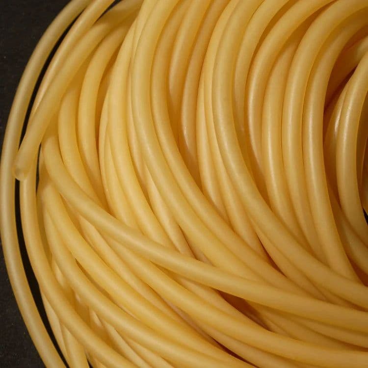 image-Nature Latex Rubber Hoses 2 3 4 5 6 7 9 10 12 14 17 mm ID x OD High Resilient Elastic Surgical Medical Tube Slingshot Catapult
