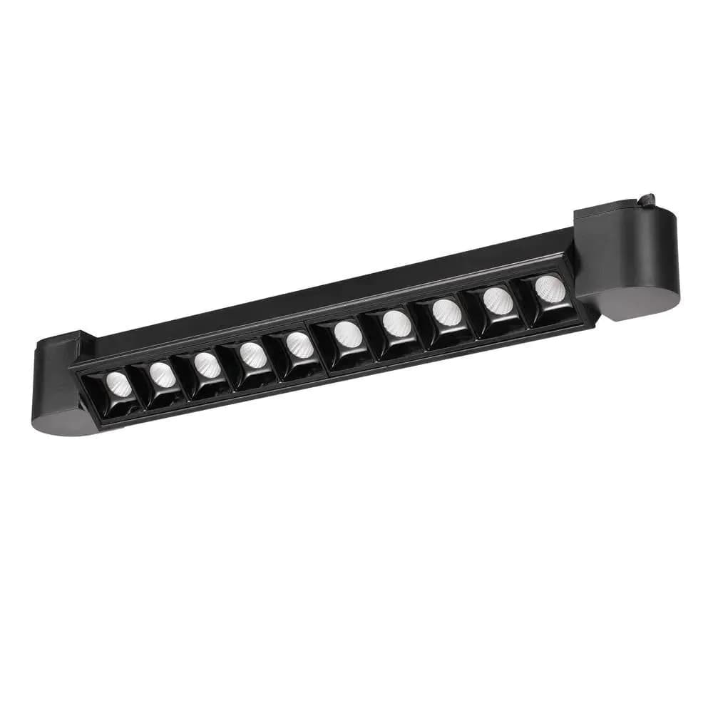 image-Dimmable integrated LED 60W, 3024 Lumen, 85 CRI, 3000K, 3 Wire Wall Wash Track Fixture, HT812SBK