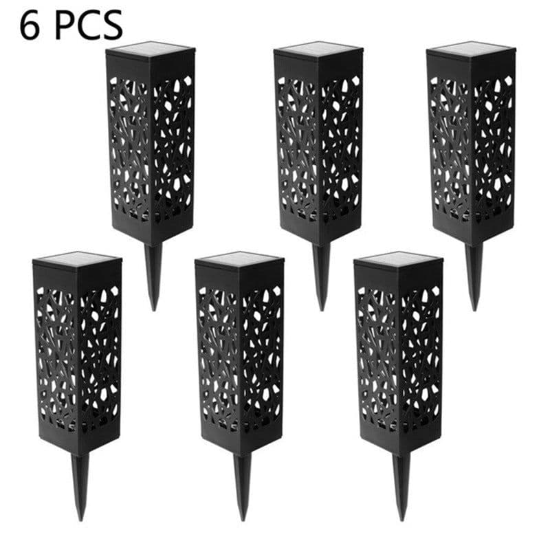 image-Cross-border outdoor lawn lights hollow lights waterproof lighting solar landscape lights outdoor park camping lawn lights