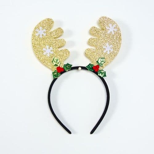 image-1Pcs Merry Christmas Headband Hairband Antlers Snowflake Christmas