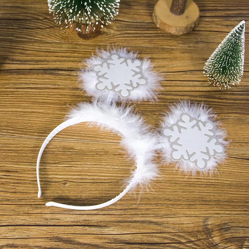image-1Pcs Merry Christmas Headband Hairband Antlers Snowflake Christmas