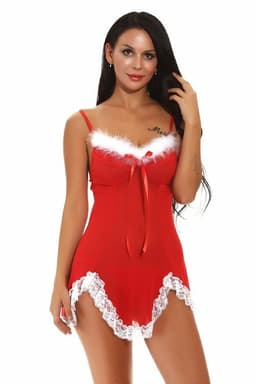 image-Women Underwear Bras Set Sleepwear Thong Nightdress Lingerie For