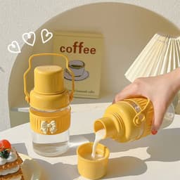 image-Niche Portable Children's Cute Glass Water Cup